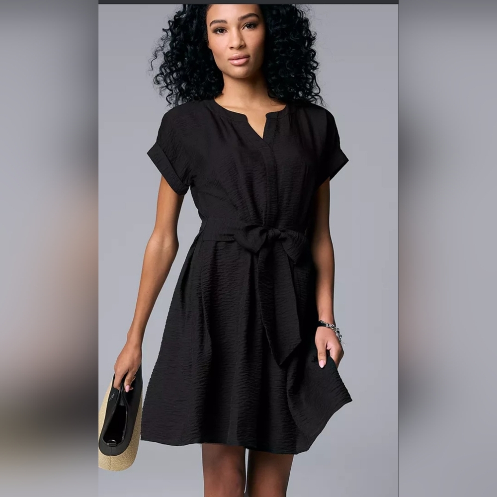 NWT, Vera Wang black dress. XXL